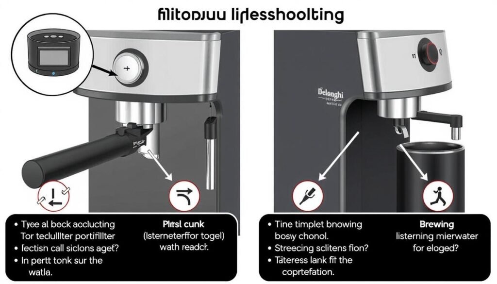 Troubleshooting cleaning issues with Delonghi espresso machine Troubleshooting cleaning issues with Delonghi espresso machine