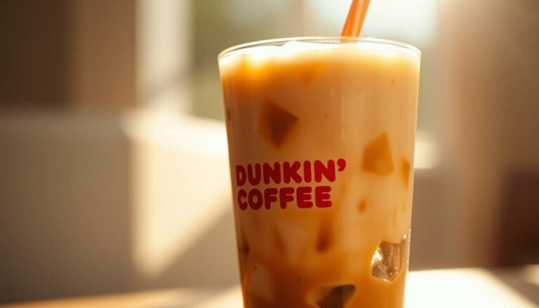 iced coffee latte dunkin donuts